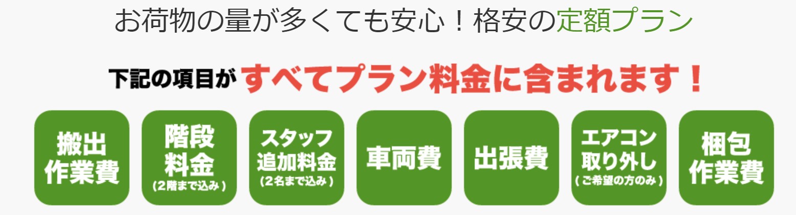 片付けソリューションの料金